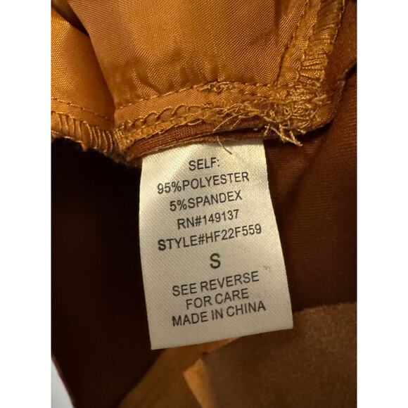 HYFVE Faux Suede Oversized Shacket Brown Button Down Jacket Women’s Small NWT - Picture 8 of 8